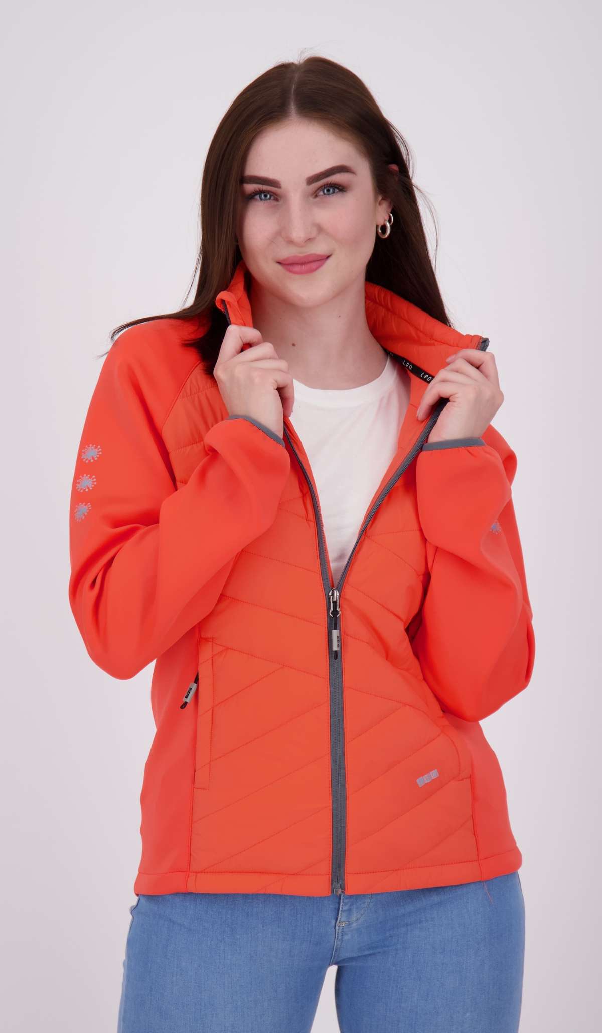 Флисовая куртка, мягкая гибридная флисовая куртка традиционного вида.