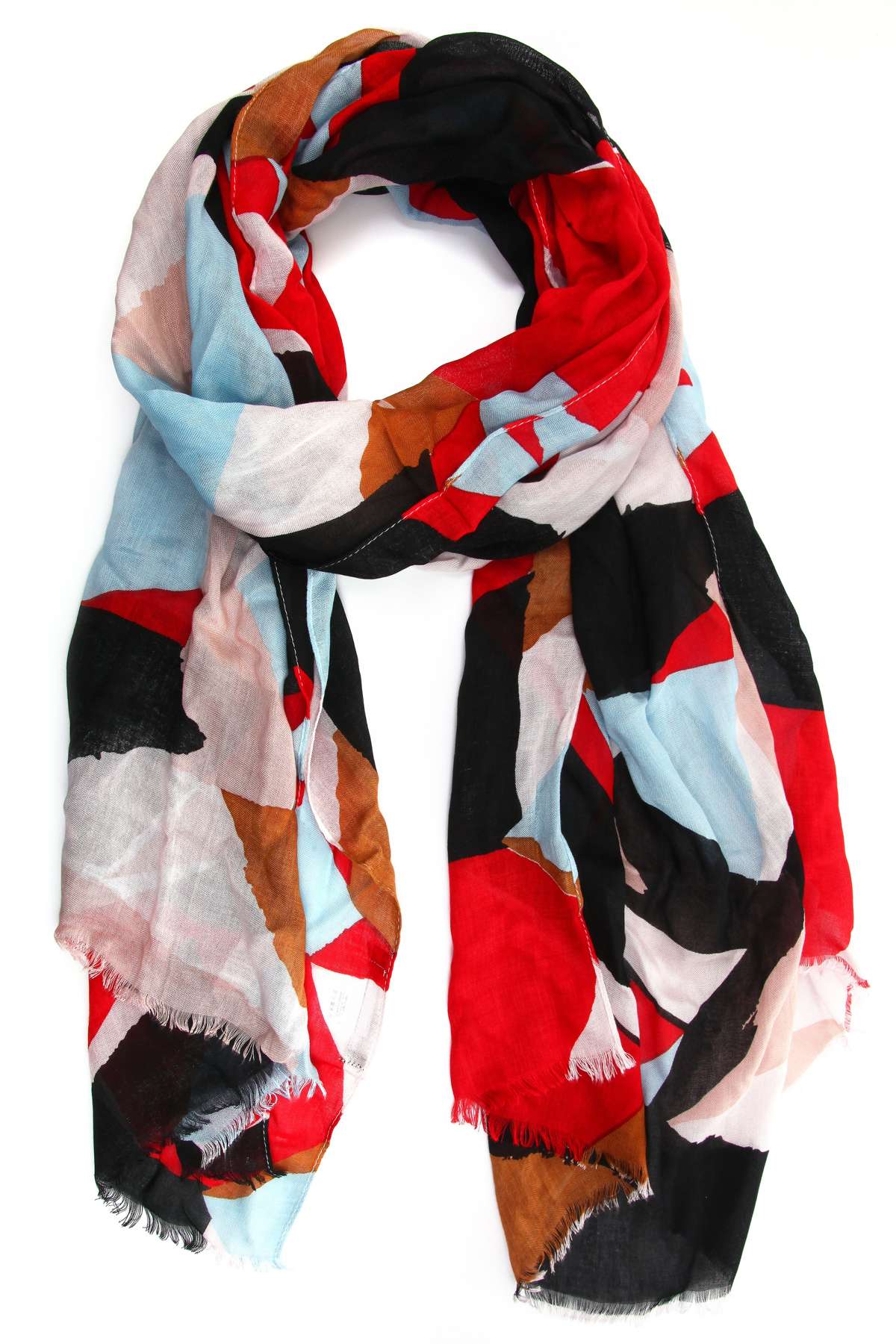 Модный шарф (1 шт.) великолепных цветов и форм.