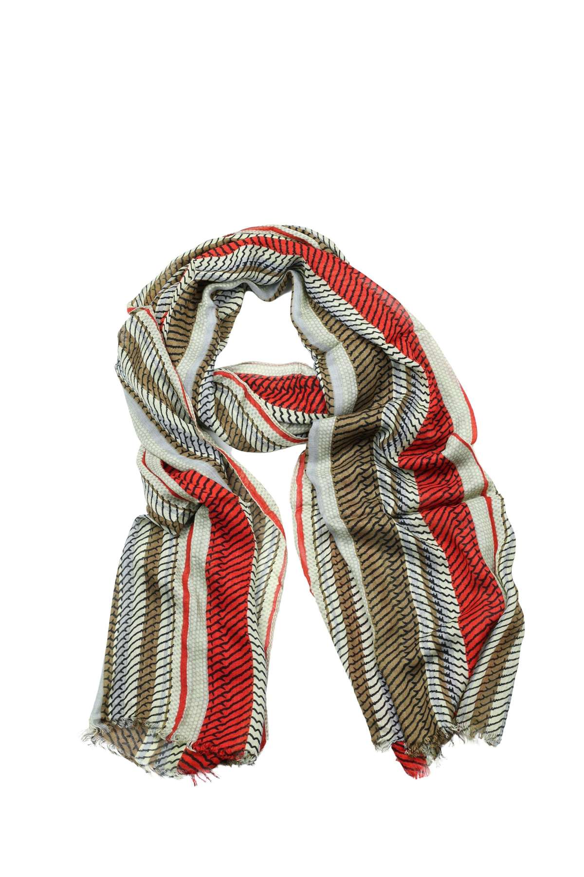 Модный шарф (1 шт.) из мягкого натурального материала.