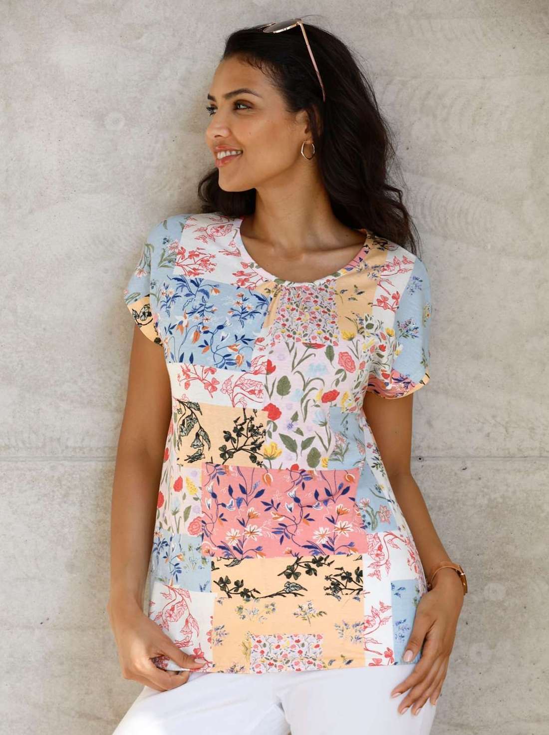 рубашка с круглым вырезом Kurzarm-Shirt