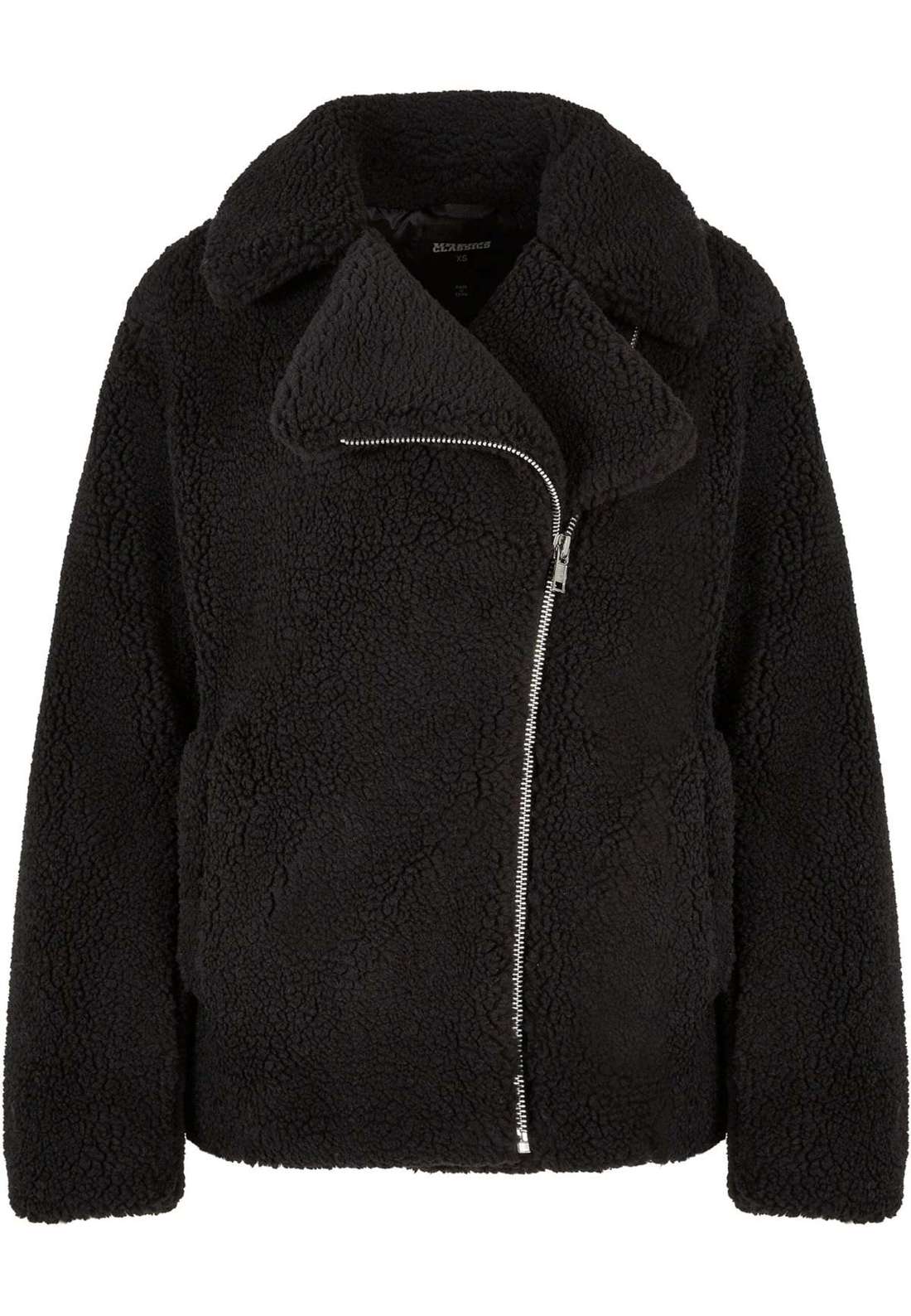 Зимняя куртка Urban Classics Damen Ladies Sherpa Biker Jacket