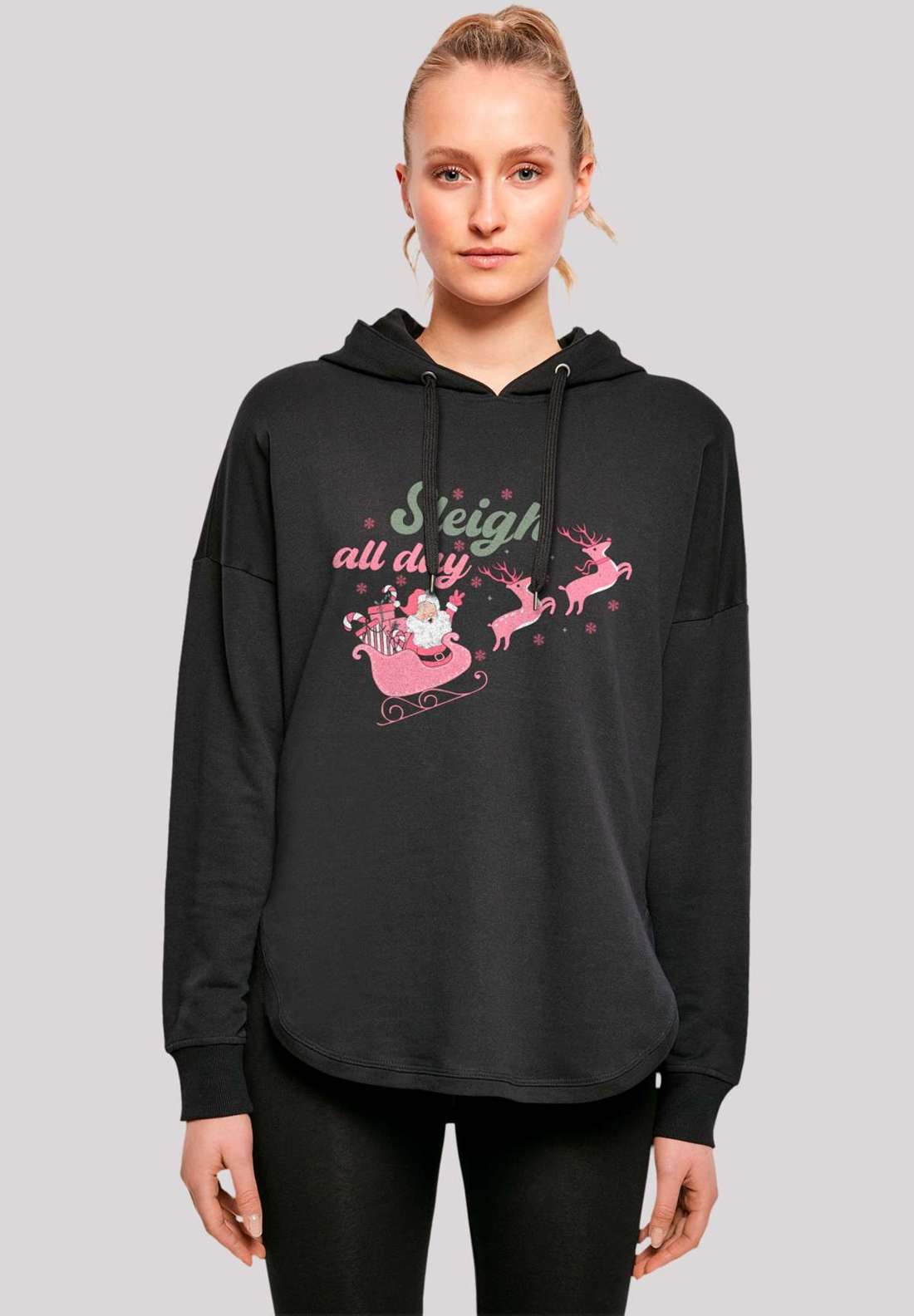 Толстовка с капюшоном Sleigh all day Santas Reindeers