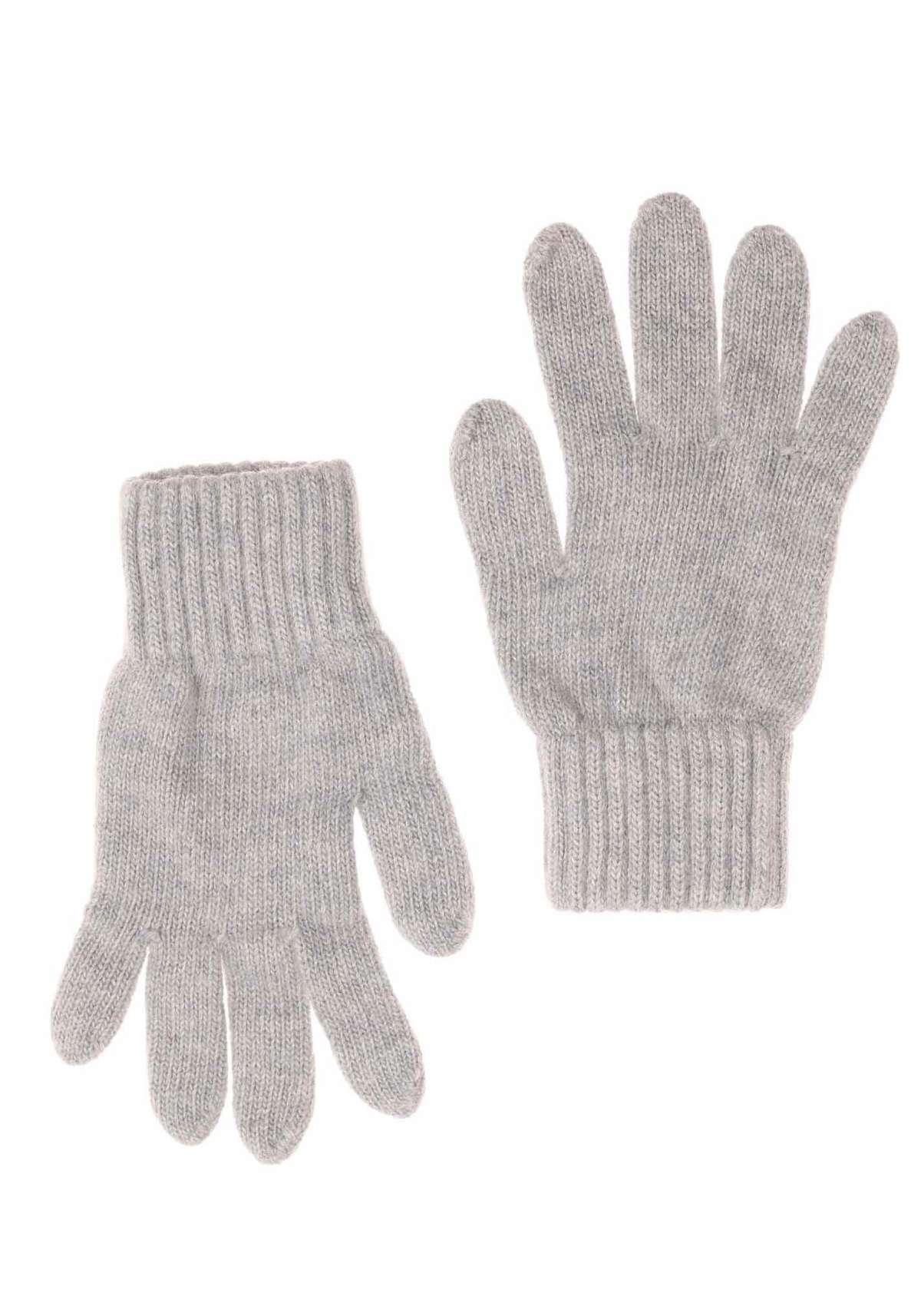 Вязаные перчатки (2 шт.) с содержанием шерсти и кашемира.