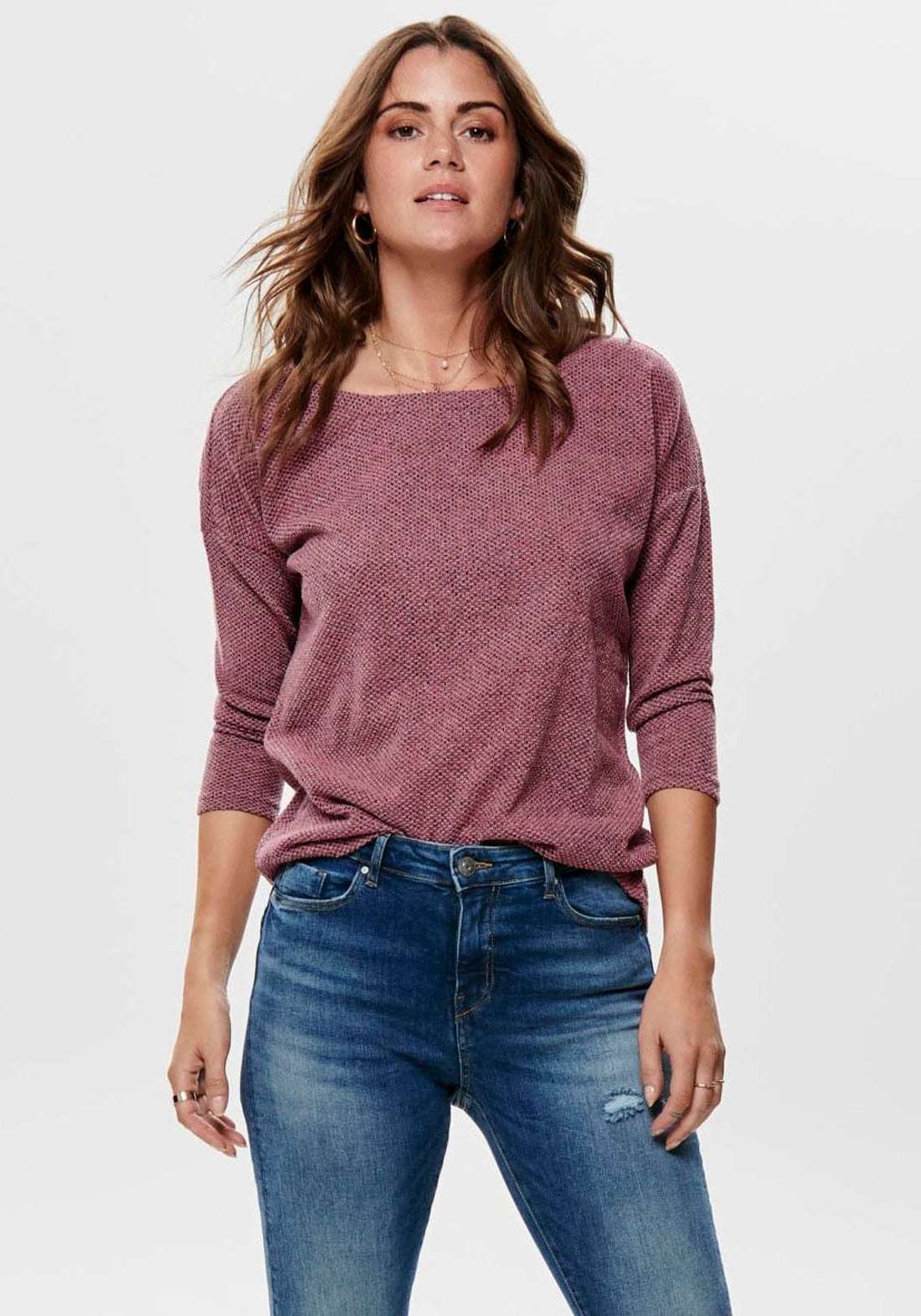 рубашка с рукавом 3/4 ONLALBA 3/4 TOP JRS NOOS