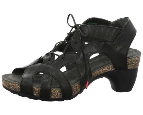 Сандалии, летние туфли, босоножки, каблук-воронка, со шнуровкой.