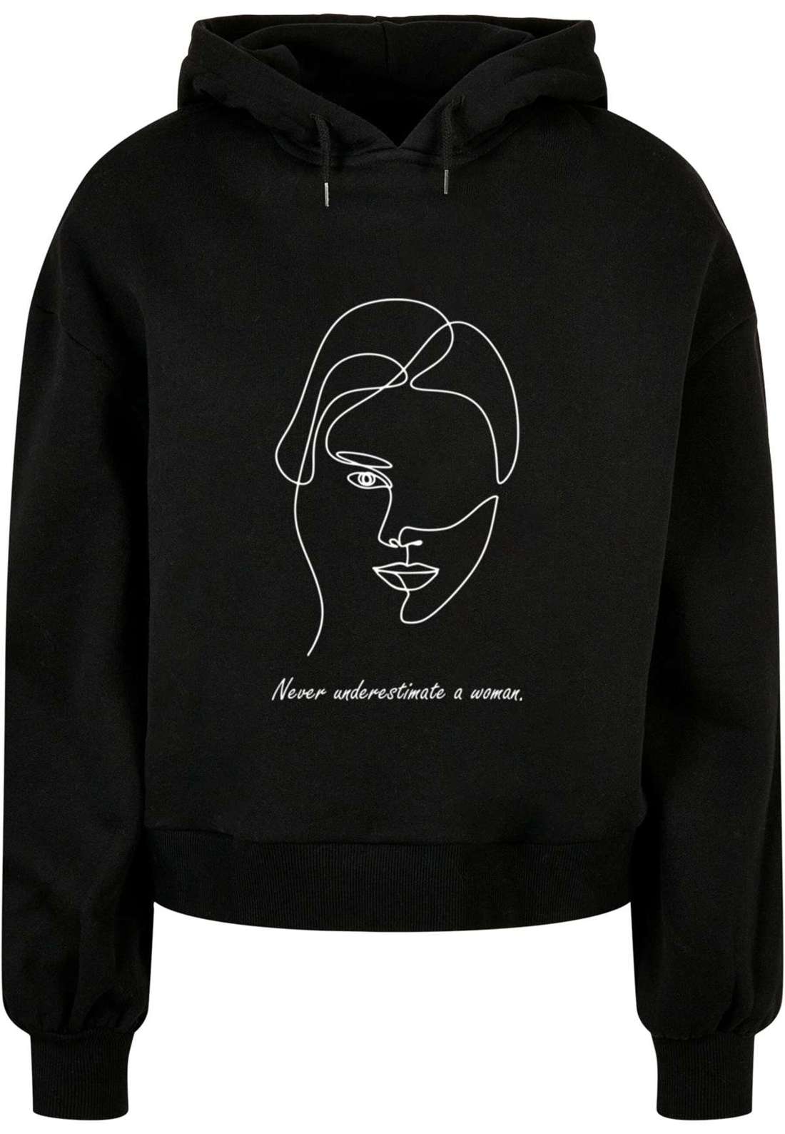 Толстовка с капюшоном Damen Ladies WD - Woman Figure Organic Oversized Hoody