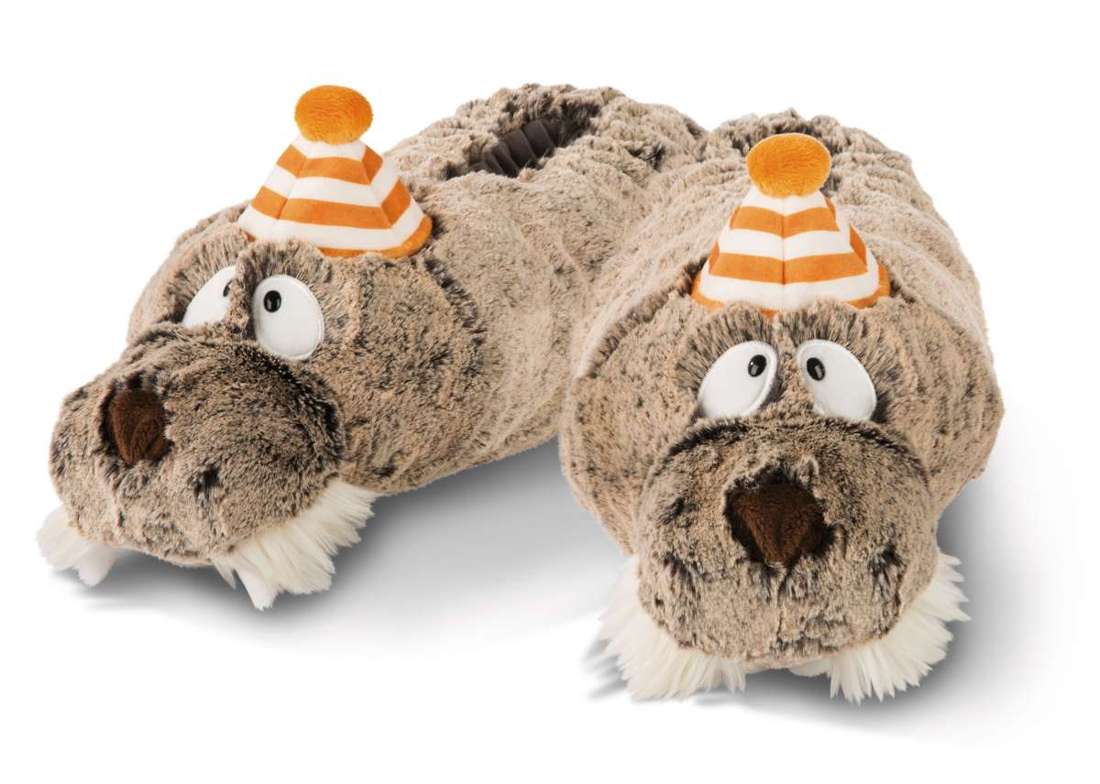 Плюшевые тапочки Walross Walbo Wabbel
