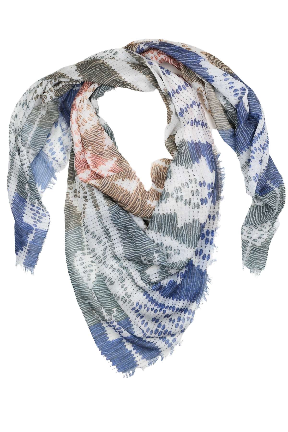Модный шарф (1 штука) из смеси модала и вискозы.