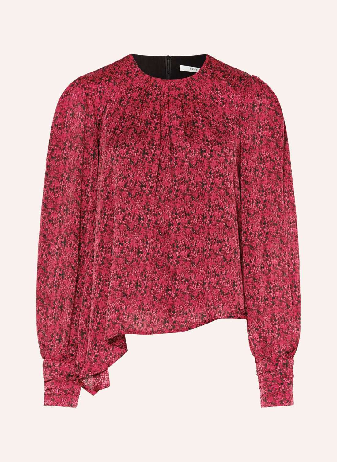 Атласная блузка-рубашка DEEPAGZ