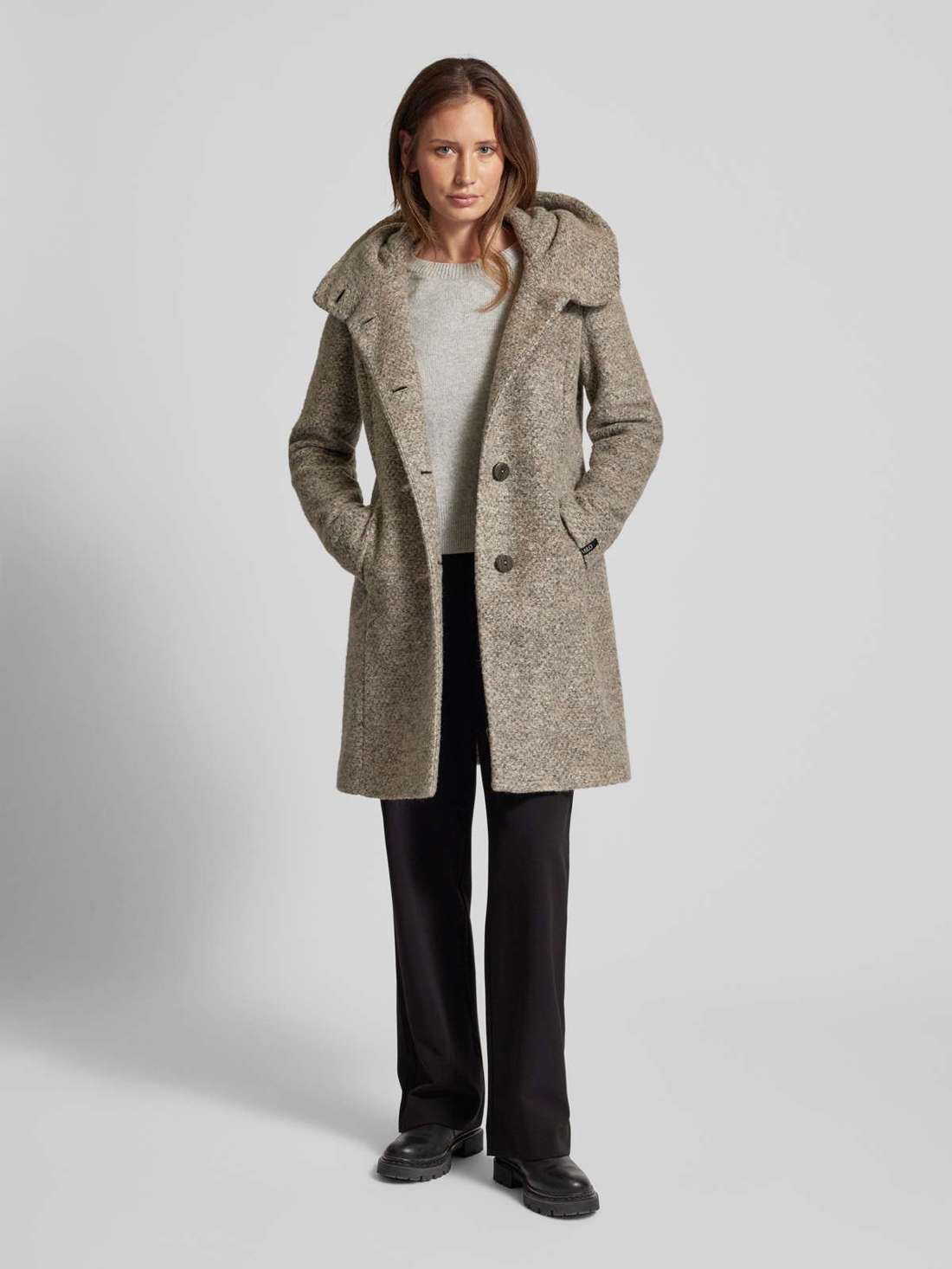 Пальто с воротником стойкой Stella