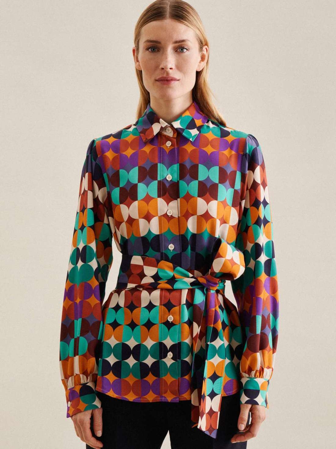 Рубашка-блузка Geometrische Muster