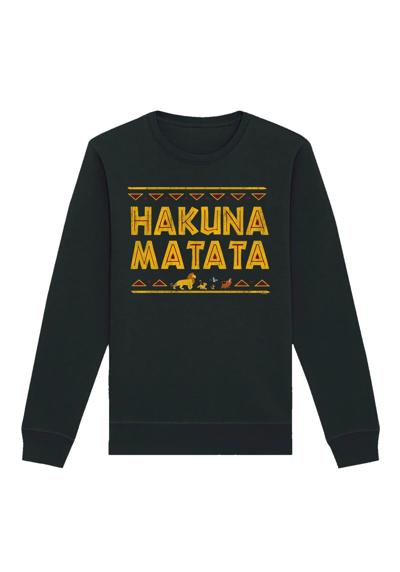 Свитшот Disney König der Löwen Hakuna Matata (GOTS)