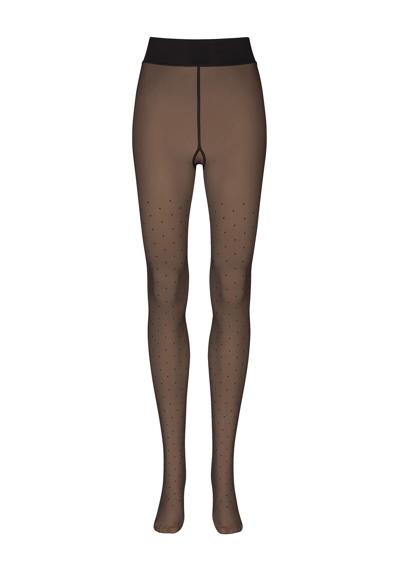 Прозрачные колготки Warm & Transparent mit wärmendem Innenfleece 80 DEN Print