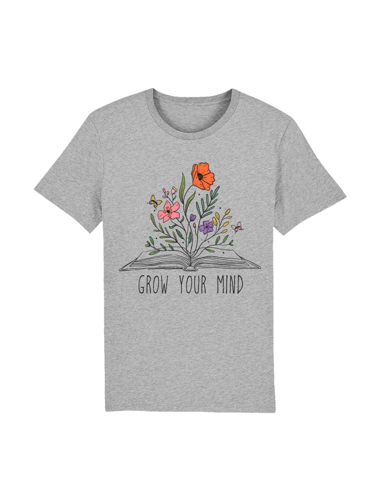 Футболка Flower grow your mind book