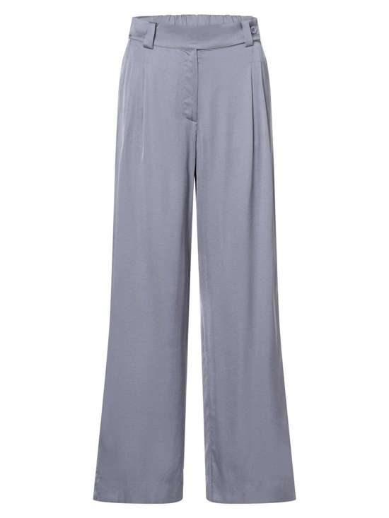 Брюки свободного кроя со складками