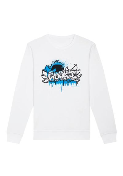 Свитшот Sesamstraße Cookie Fingers Graffiti