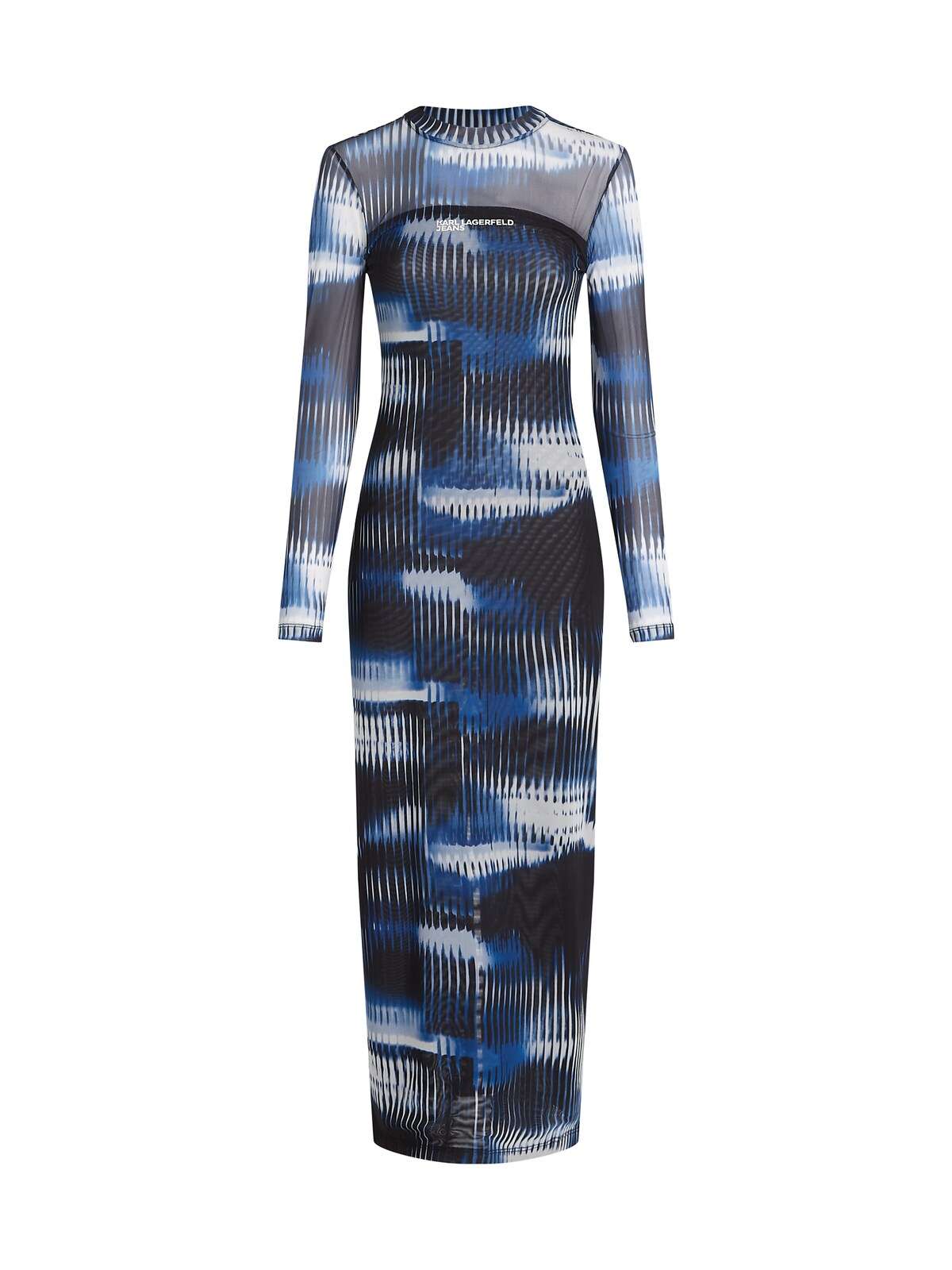 Платье NETZKLEID MIT GLITCH-PRINT