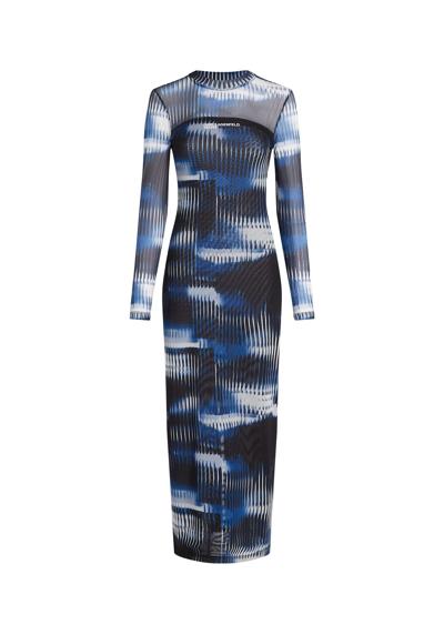 Платье NETZKLEID MIT GLITCH-PRINT