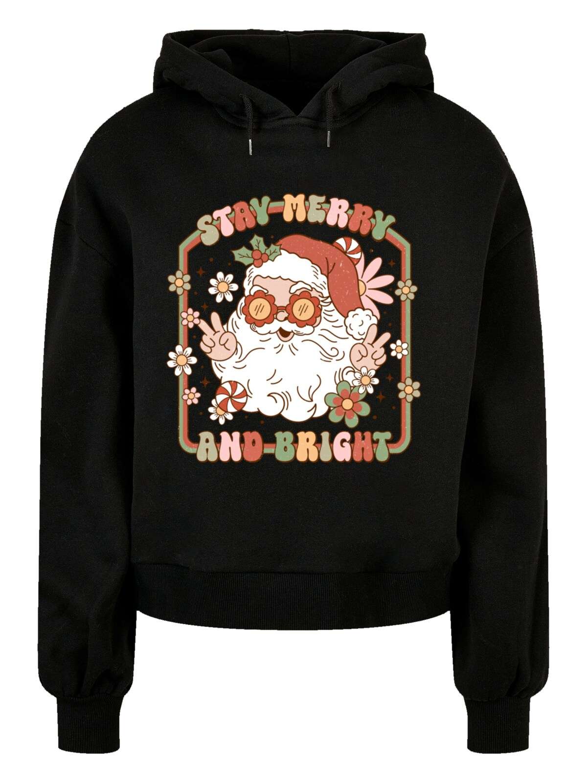 Свитшот Stay Merry And Bright Hippie Santa