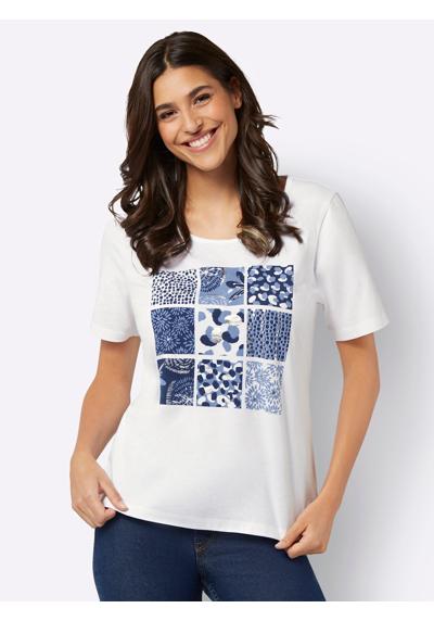 рубашка с круглым вырезом Rundhals-Shirt