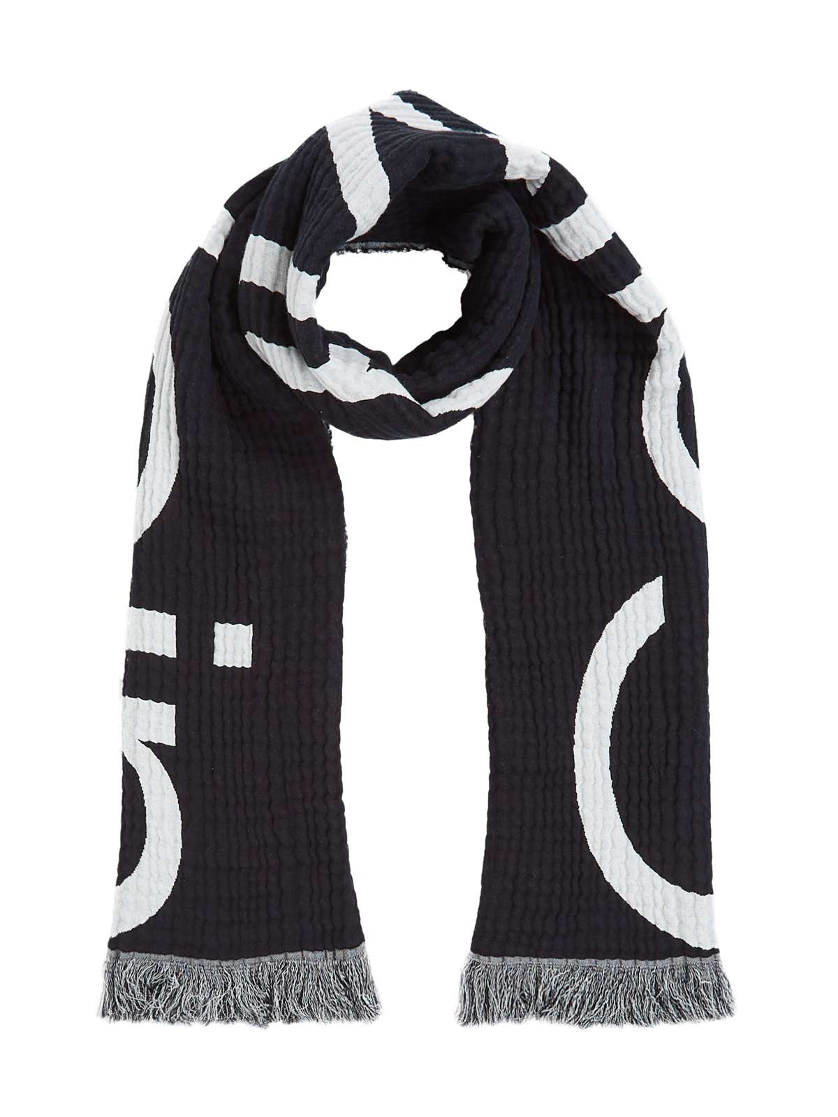 Шарф LOGO 2-TONES COTTON GAUGE SCARF