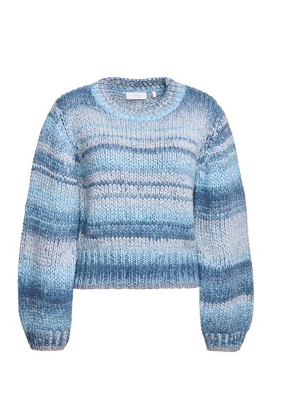 Свитер с круглым вырезом Fitted space dye pullover