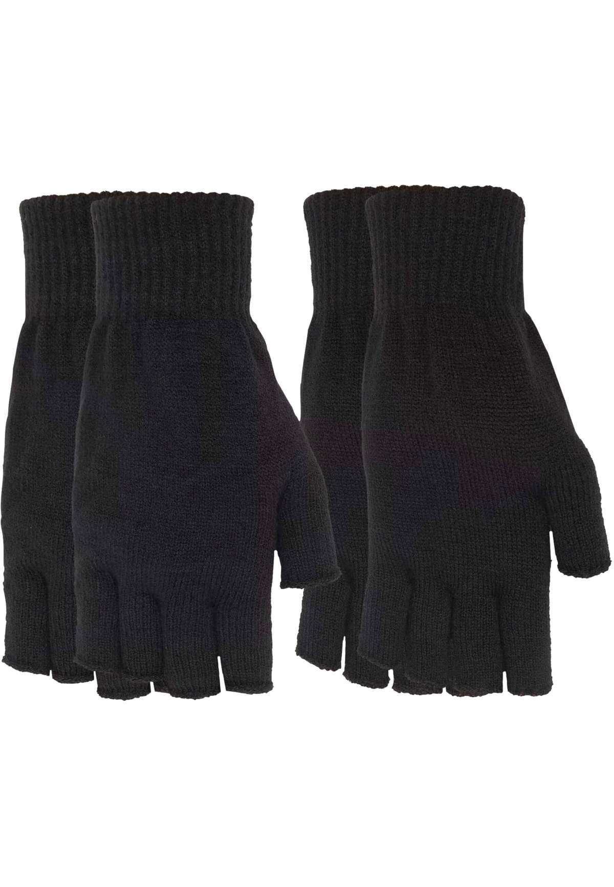 Хлопковые перчатки Urban Classics Unisex Half Finger Gloves 2-Pack