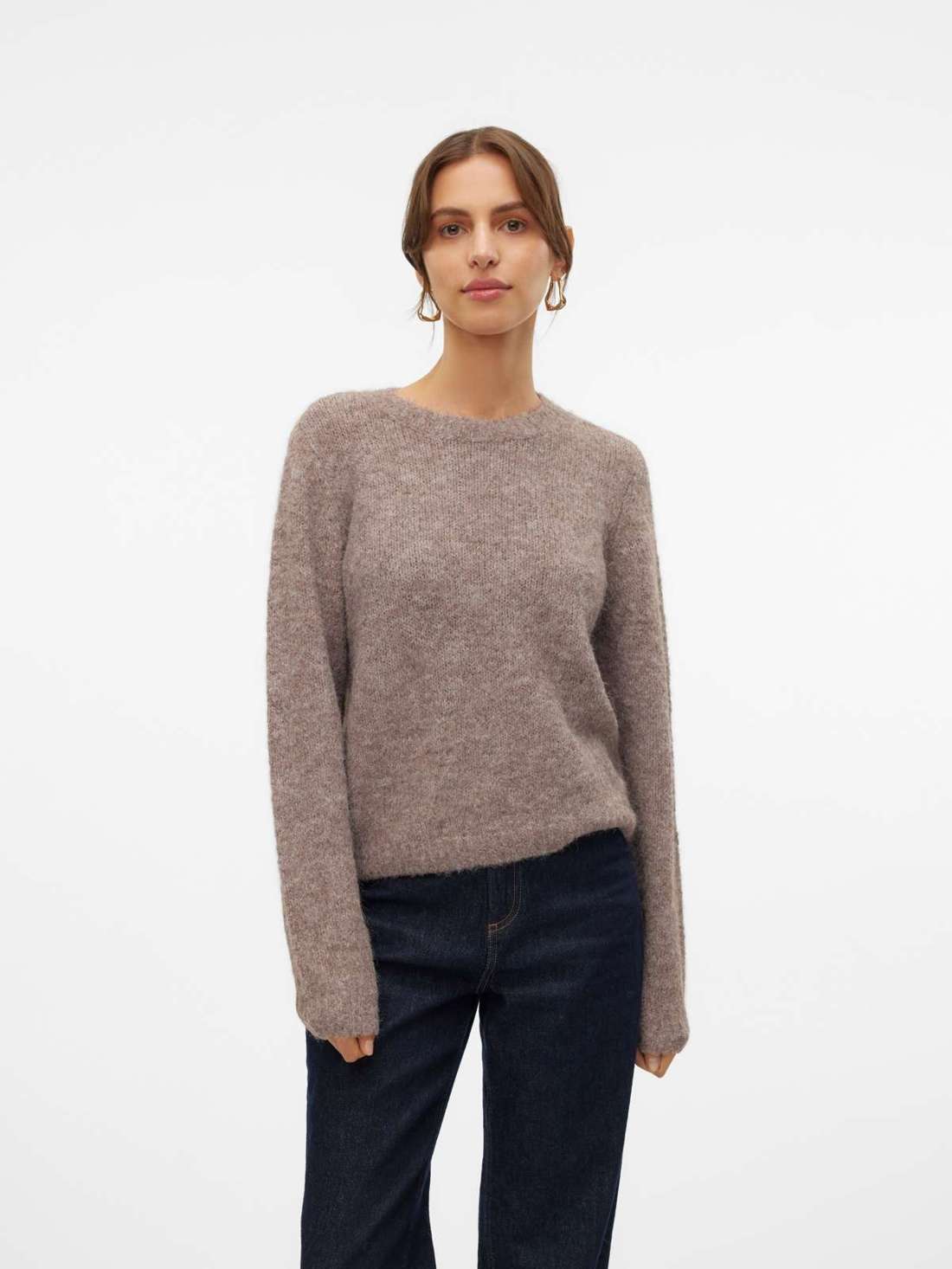 Вязаный свитер VMNOVAH LS O-NECK PULLOVER GA NOOS