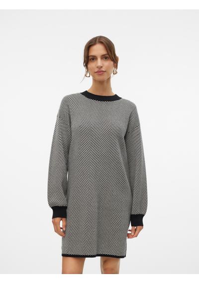 Трикотажное платье VMBLUSH HERRINGBONE LS O-NECK DRESS LCS