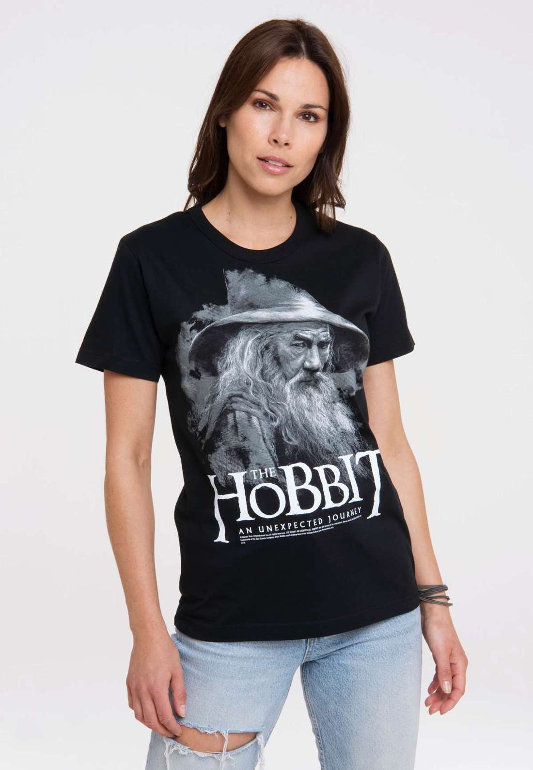 Футболка с лицензионным принтом Hobbit - Gandalf