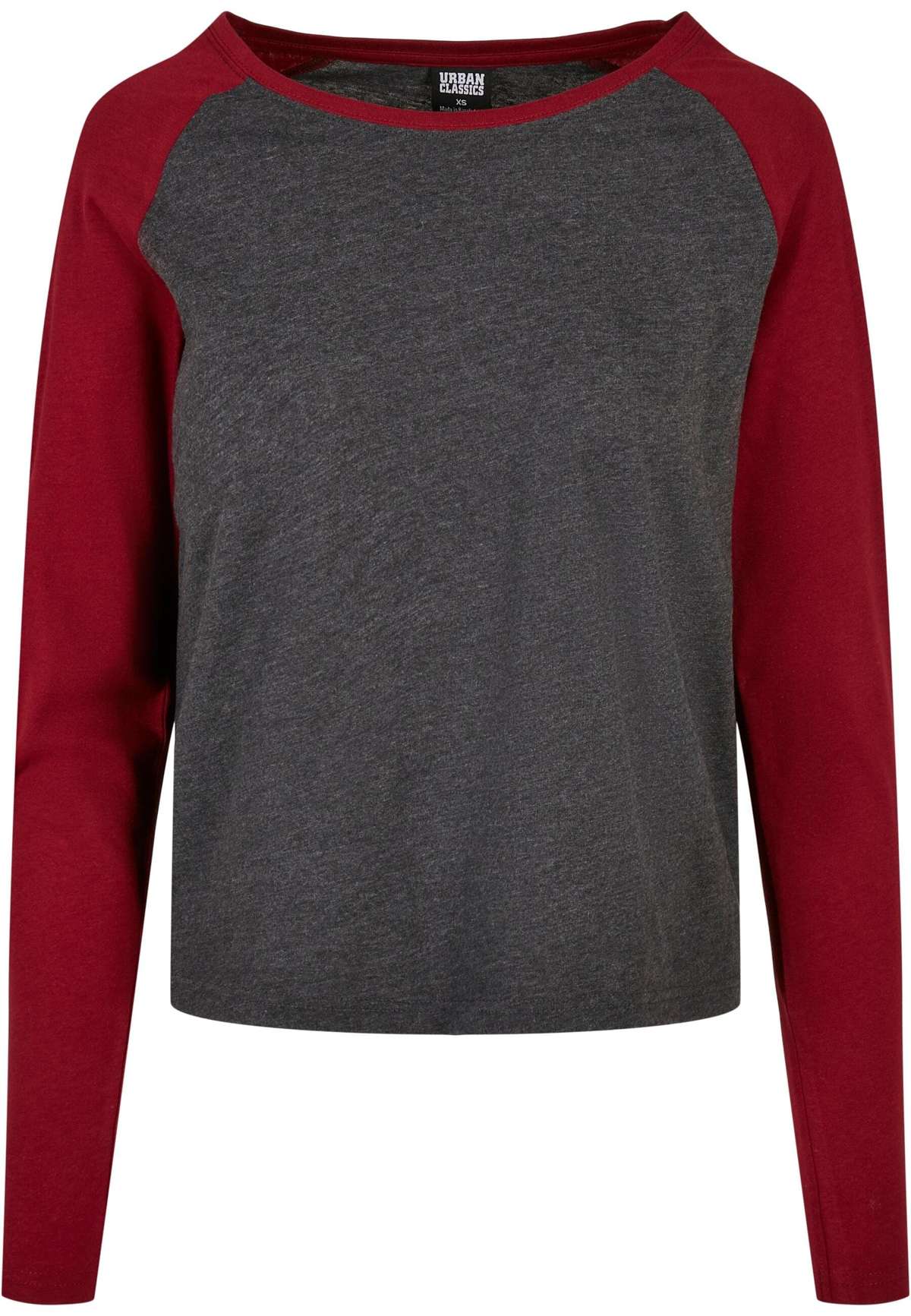 Рубашка с длинным рукавом »Urban Classics Damen Ladies Contrast Raglan Longsleeve«