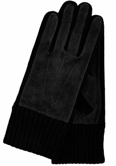 Кожаные перчатки (2 шт.) с содержанием шерсти