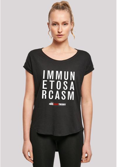 футболка Long Cut Shirt `Big Bang Theory Immune To Sarcasm`