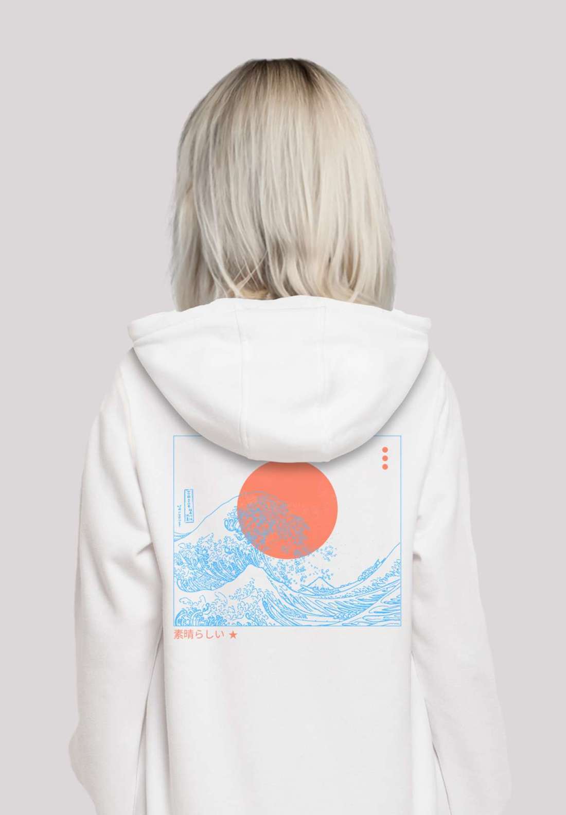 Толстовка с капюшоном Kanagawa Welle Japan
