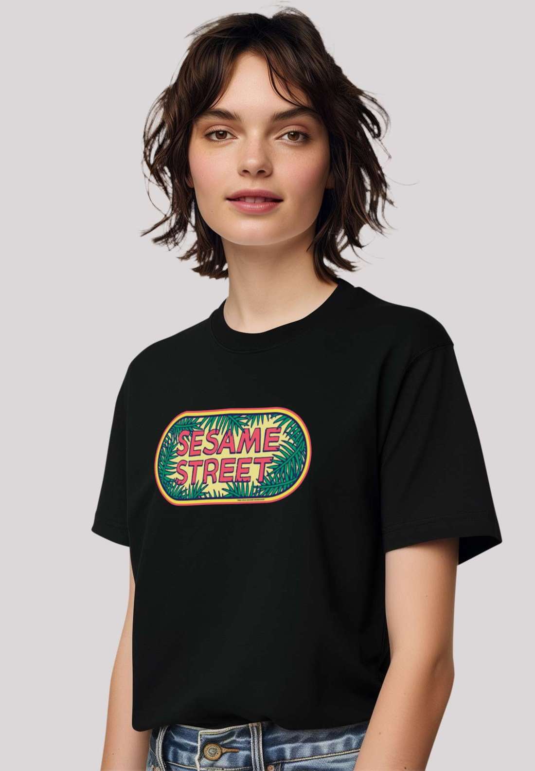 футболка Sesamstraße Jungle Logo