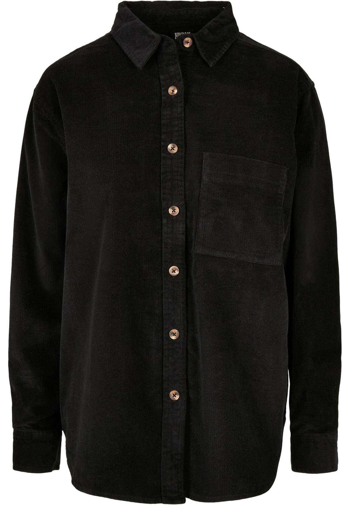 Рубашка с длинным рукавом »Urban Classics Damen Ladies Corduroy Oversized Shirt«