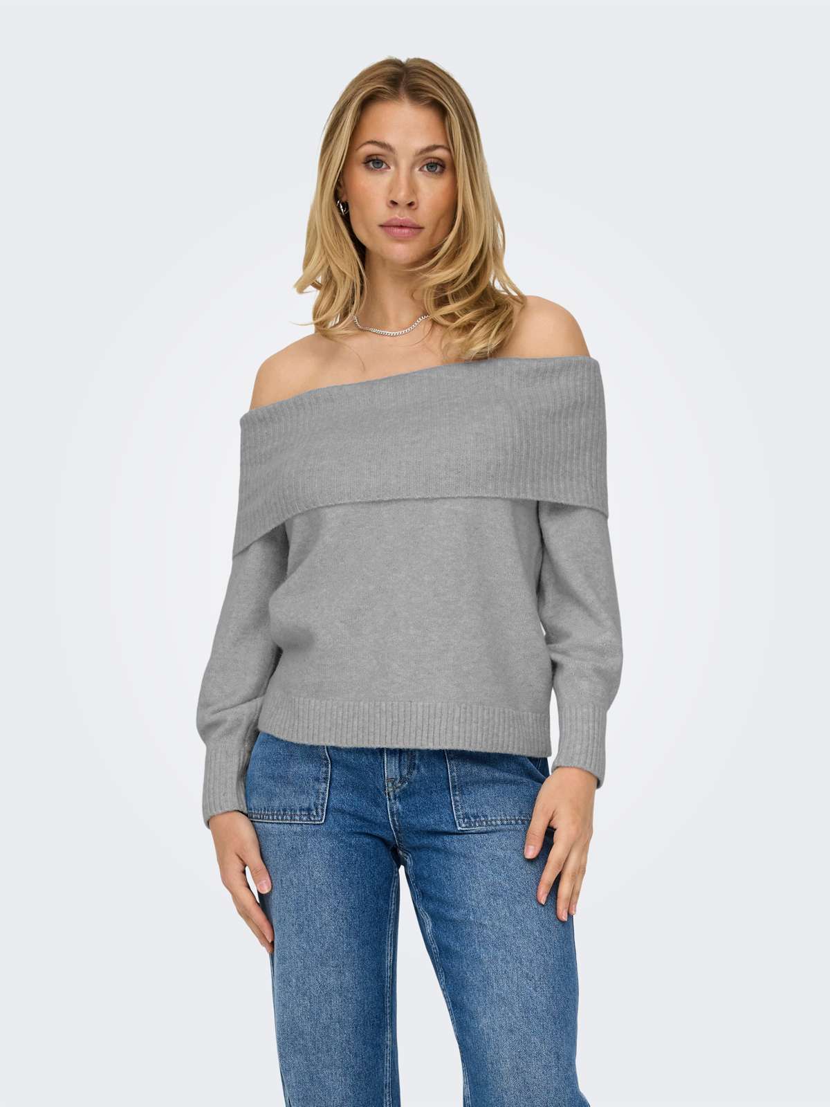 Кармен свитер »ONLJEANETT LIFE L/S OFF SHOULDER CC KNT«