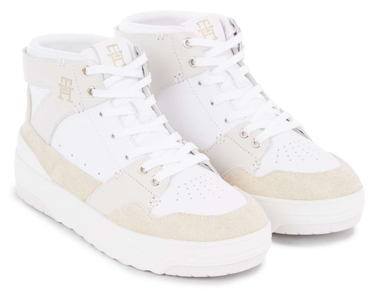 кроссовки на платформе TH PREMIUM BASKET SNEAKER HI