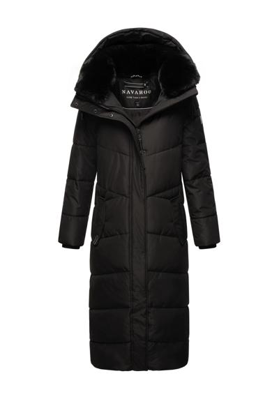 Стеганое пальто, женское зимнее пальто со съемным воротником из искусственного меха