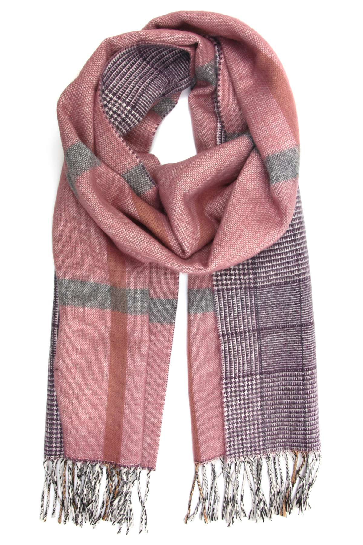 Шерстяной шарф формата XL, производство Италия.
