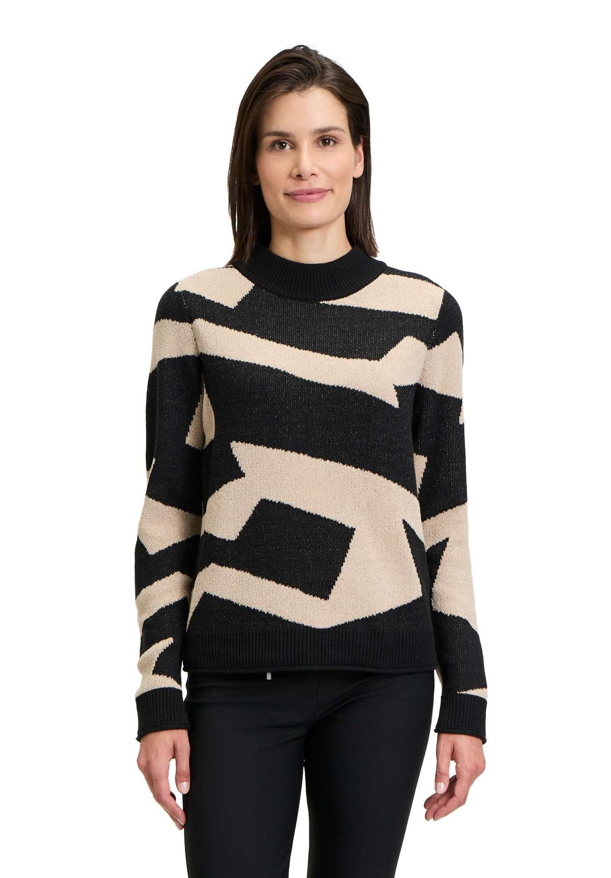 Вязаный свитер Strickpullover mit Jacquard