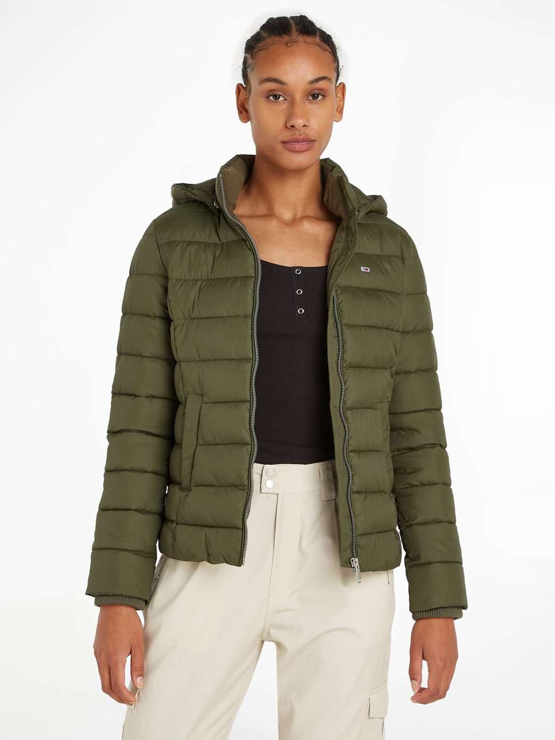 Стеганая куртка с капюшоном TJW BASIC HOODED JACKET