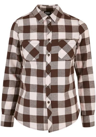 Рубашка с длинным рукавом »Urban Classics Damen Ladies Turnup Checked Flanell Shirt«