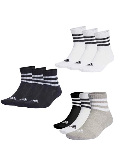 Короткие носки Socken 3-Stripes Cushioned Sportswear Mid-Cut Socks 3er Pack