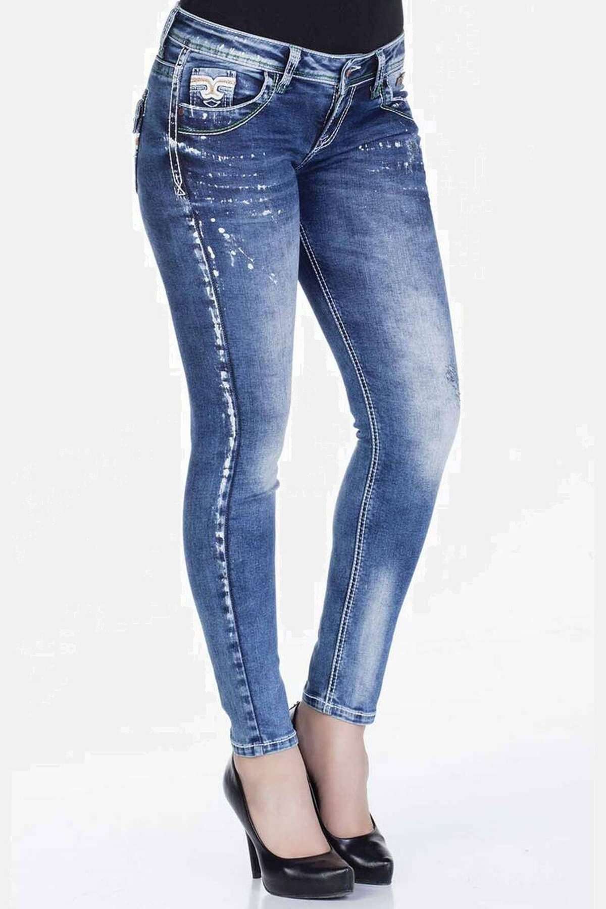 Джинсы узкого кроя »Jeans«