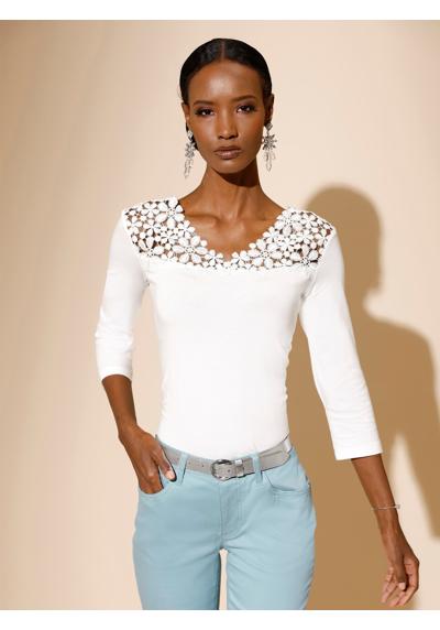 рубашка с рукавом 3/4 Modal-Mix-Shirt
