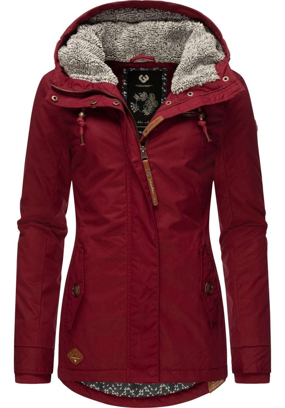 Зимняя куртка с капюшоном, женская зимняя парка с капюшоном и теплым флисом