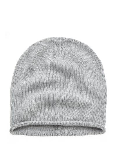 Шапка бини, вязаная шапка тонкой вязки с подвернутым краем, зимняя шапка, осенняя шапка
