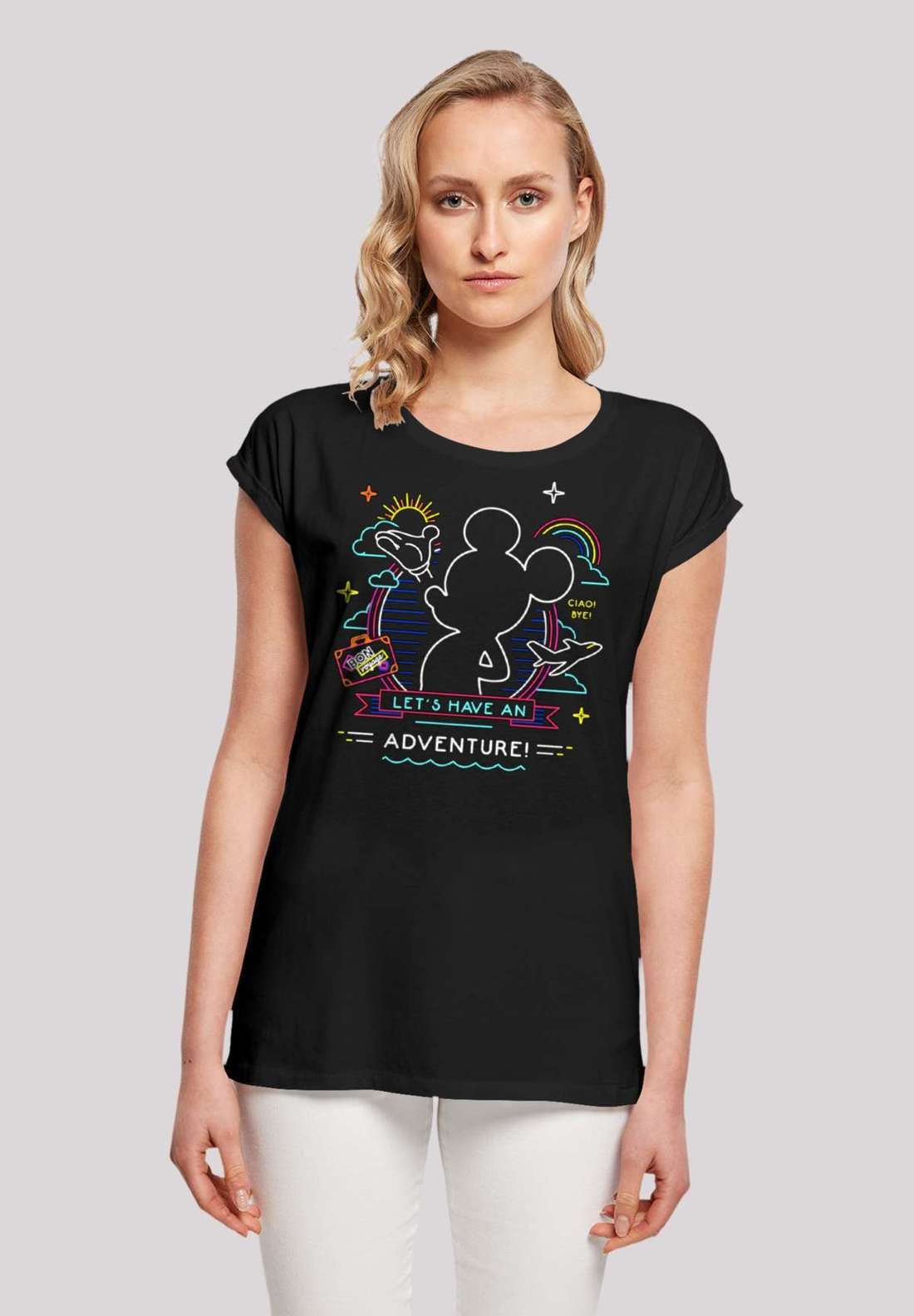 футболка Disney Micky Maus Neon Adventure