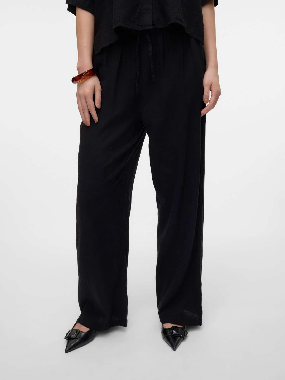 Брюки без застежки VMLINN LINEN PANTS WVN NOOS